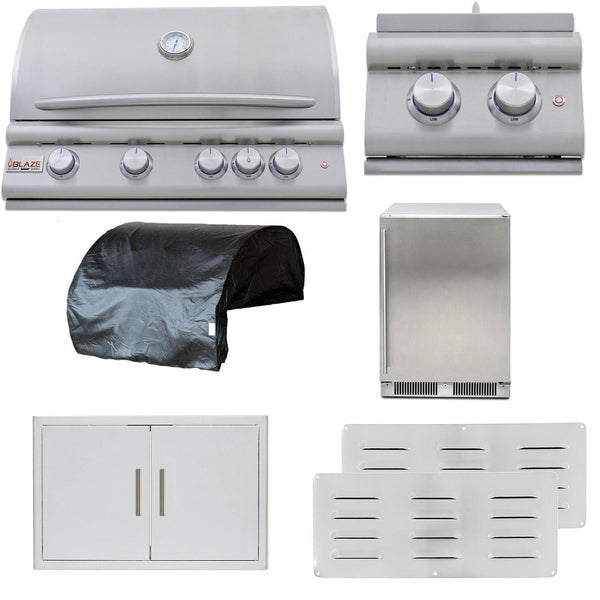 Blaze Premium LTE+ Marine Grade 7-Piece 32-Inch Propane Outdoor Kitchen Package