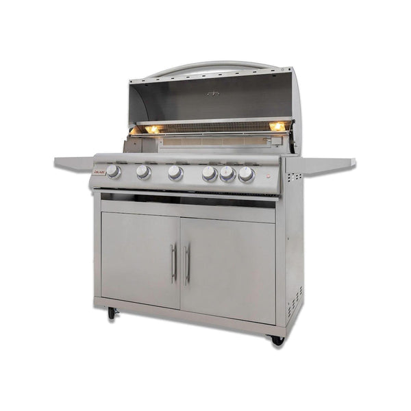 Blaze Premium LTE+ 40-Inch 5-Burner Natural Gas Grill w/ Lift-Assist Hood & Rear Infrared Burner - BLZ-5LTE3-NG