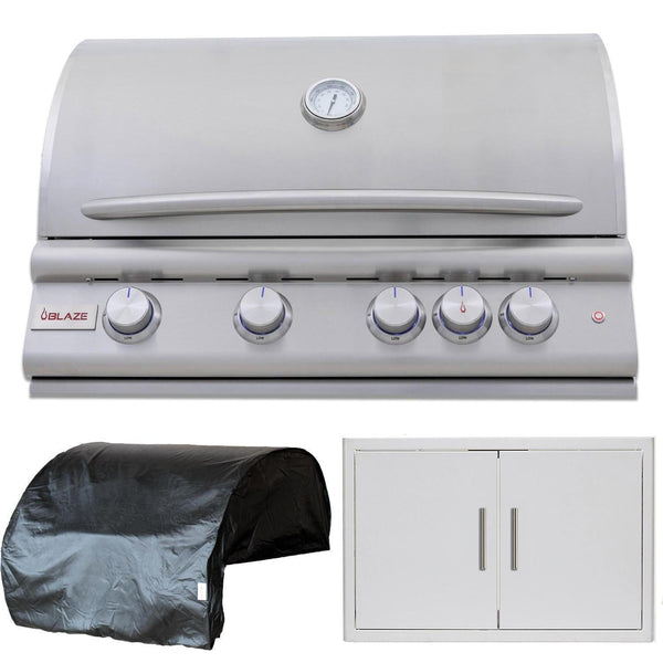 Blaze Premium LTE+ 3-Piece 32-Inch Propane Outdoor Kitchen Package