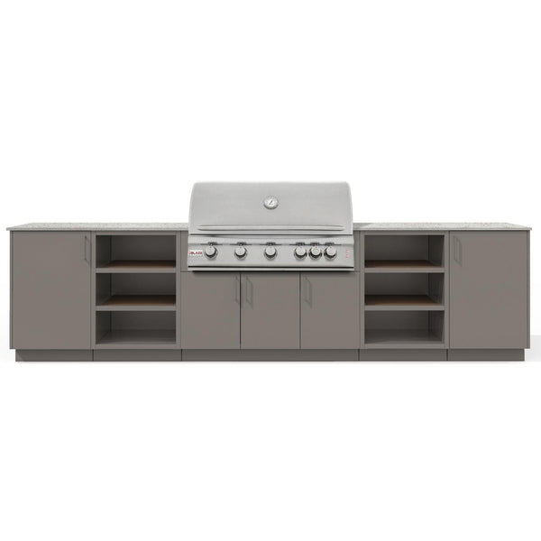 Urban Bonfire Savannah 40 Outdoor Kitchen w/ Blaze Premium LTE Natural Gas Grill, Keon Dekton Countertop & Clay Finish - B-Savannah-40-Blaze-Keon-Clay