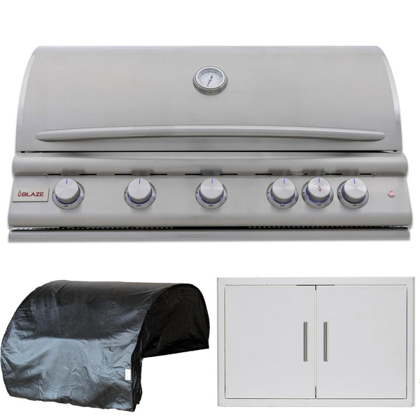 Blaze Premium LTE+ 3-Piece 40-Inch Propane Outdoor Kitchen Package